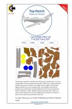 1/48 Curtiss P-40B/P-40C Kittyhawk RAF/AVG Camouflage pattern