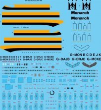 1/144 Monarch Boeing 757-200 decal
