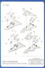 Trumpeter Grumman F-14A Tomcat 1/700 (6 pezzi) Trumpeter Grumman F-14A Tomcat 1/700 (6 pezzi)