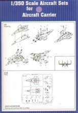 1/350 Sukhoi Su-33UB Flanker x 6 sets per box