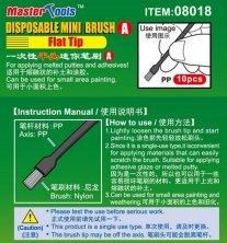 Disposable Mini Flat Brush