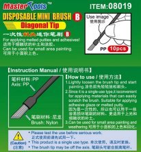 Disposable Mini Diagonal Brush