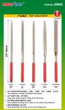 Assorted Diamond File Set  3x140mm