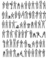 1/350 Modern US Navy Ship crew