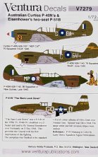 1/72 North-American P-51B and RAAF Curtiss P-40N decals