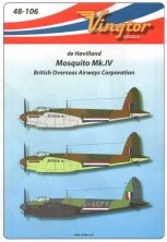 1/48 de Havilland Mosquito Mk.IV British Overseas Airways Corpor
