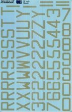 1/32 RAF Code Letters and Numbers 30" Sky Double sheet