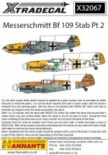 1/32 Messerschmitt Bf-109s with Stab markings Pt 2