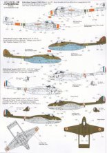 Xtradecal Abziehbilder De Havilland Vampire 1/72