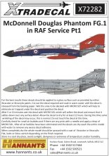 1/72 McDonnell-Douglas Phantom FG.1 in RAF service