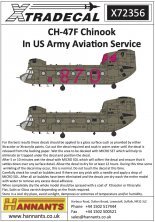 1/72 Boeing CH-47F ChinookIn US Army Aviation Service decals