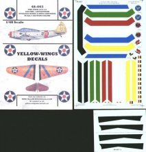 Yellow Wings TBD-1 Devastator Decals 1/48