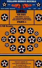 Yellow Wings US National Insignia Decals 1/48 1919-1942