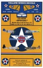 1/72 Multi-Aircraft Series 2, SBD-2, F3F-2, SB2U-2 and P-40