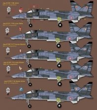 1/48 French Sepecat Jaguar with nose art in Kosovo