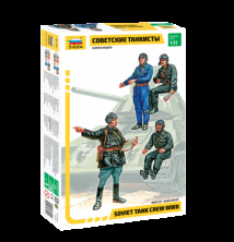Zvezda Équipage de Char Soviétique WWII 1/35 Zvezda Équipage de Char Soviétique WWII 1/35