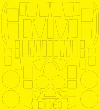1/48 P-61A gun turret (G.W.H.) 8,75