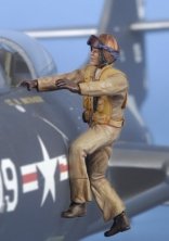 1/32 US Navy pilot boarding (Korean War)