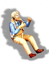 1/48 US Navy gunner seated in a/c (WWII)