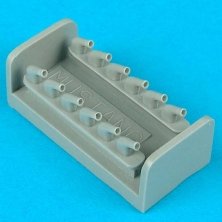 1/48 P-51D Mustang exhaust  type B (TAM)