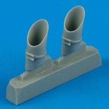 1/48 TBM-1/TBM-3 Avenger exhaust (ITAL/ACCUR)