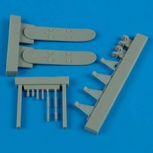 1/48 I-16 skid landing gear (EDU)