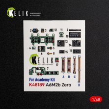 Kelik 1/48 A6M2b Zero Int�rieur 3D pour Academy