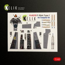 Kelik 1/48 F-106A Delta Dart Type 1 3D Interior Kelik 1/48 F-106A Delta Dart Type 1 3D Interior