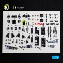 Kelik Int�rieur 3D F-14D Tomcat 1/72 pour Tamiya