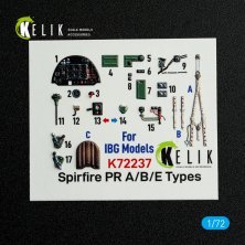 RESKIT 1/72 Spitfire PR A/B/E Types Interior IBG