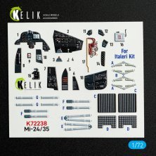 Reskit Mi-35/24 Interior 3D Detail Set 1/72 Italeri