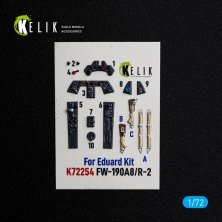 Kelik 1/72 Int�rieur 3D FW-190A8/R-2 pour Eduard