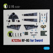 Kelik 1/72 Int�rieur 3D RF-8G pour Sword