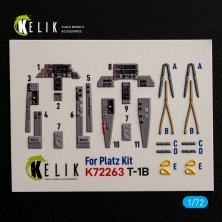 1/72 T-1B interior 3D PLATZ