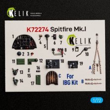 Kelik 1/72 Spitfire Mk.I Int�rieur 3D IBG