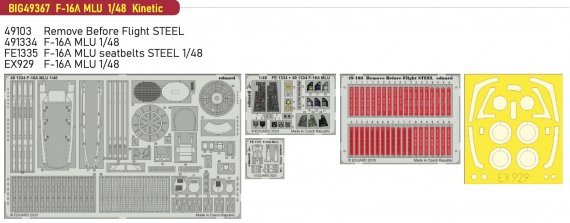 1/48 F-16A MLU BigEd Set
