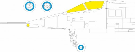 Mask 1/48 Jaguar GR.1 / GR.1A for Airfix
