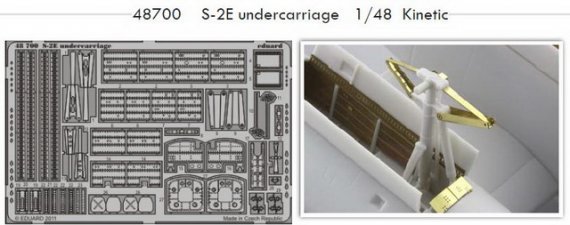 1/48 S-2E undercarriage Kinetic