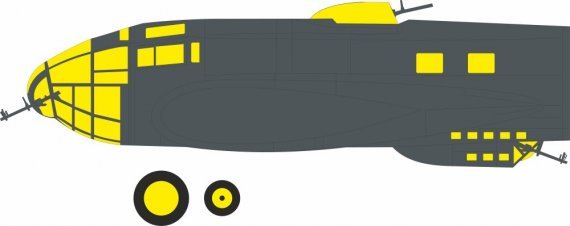 Eduard Mask 1/32 He 111P-1 pour Revell