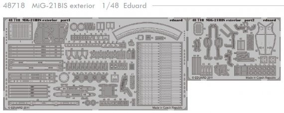1/48 MiG-21BIS exterior (Eduard)