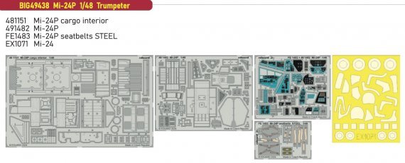 1/48 Mi-24P for Trumpeter BigEd Set