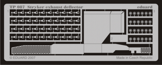 Stryker exhaust deflector  (AFV)
