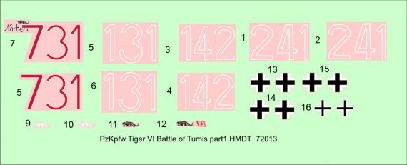 1/72 Pz.Kpfw.VI Tiger I Tunis 1942-43