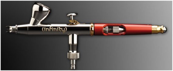 Infinity Two in One airbrush, Nozzle 0.15/0.4mm, color cup 2/5ml