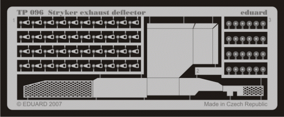 Stryker exhaust deflector  (TRU)