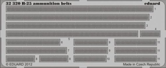1/32 B-25 ammunition belts (HK MODEL)