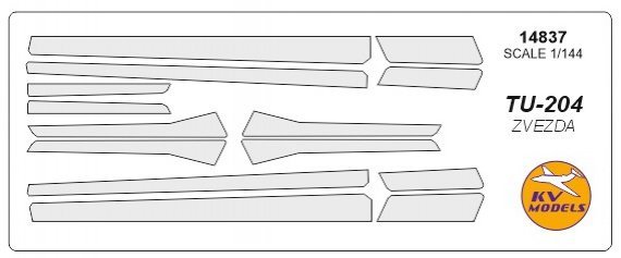 1/144 Tupolev Tu-204-100 / Tu-204-100C Cargo anti-ice system mas