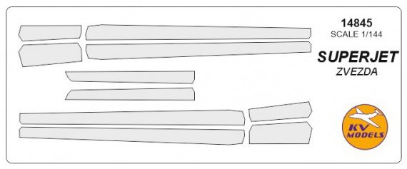1/144 Sukhoi SUPERJET-100 anti-ice system masks