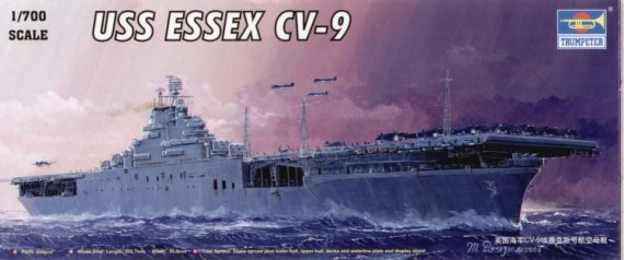 Trumpeter USS Essex CV-9 Flugzeugtr�ger 1/700