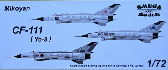 1/72 Mikoyan CF-111 (Ye-8)  Russia, Canada, Japan